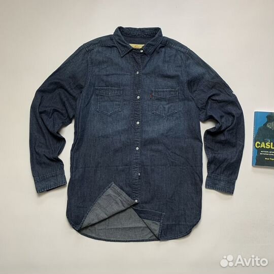 Джинсовая Рубашка Овершот Levis Винтаж