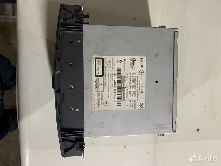 Магнитола mercedes w204