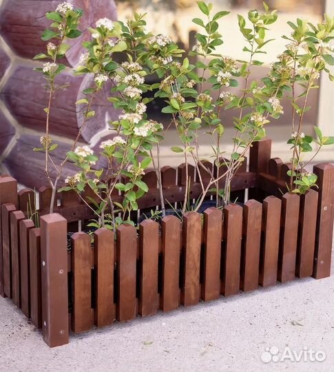 Кашпо для цветов дерево натур