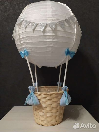 Воздушный шар с корзиной