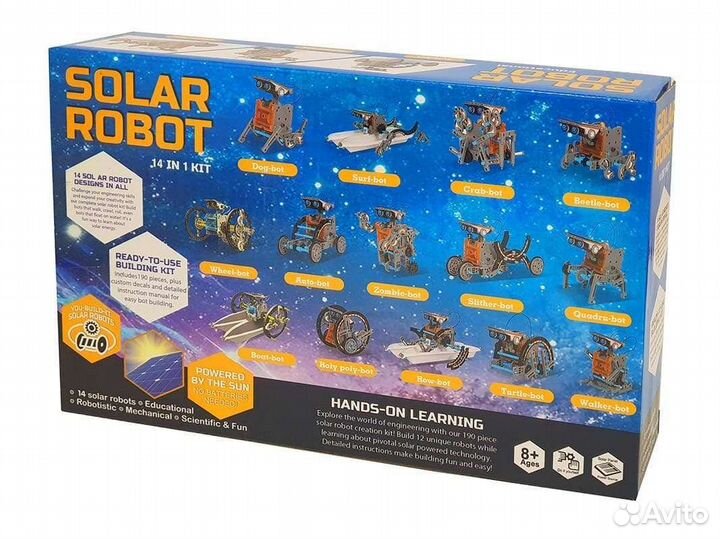 Конструктор на солнечной батарее Solar Robot