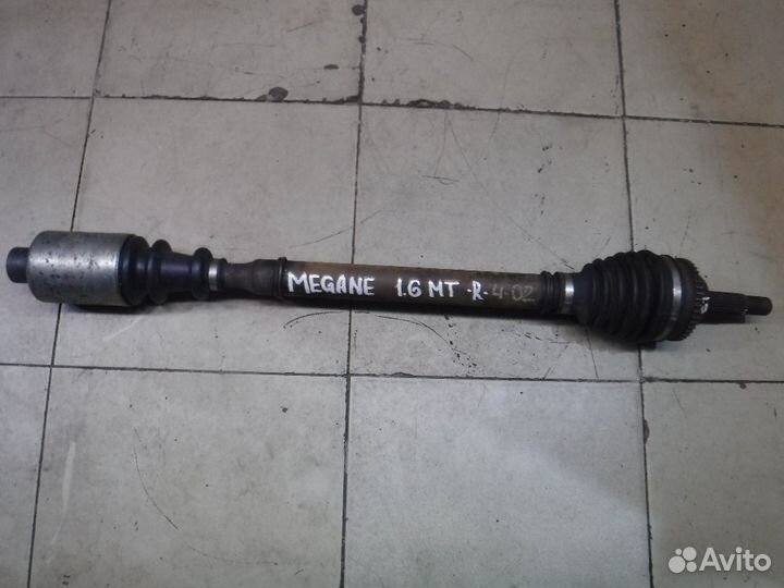 Полуось передняя правая Renault Megane