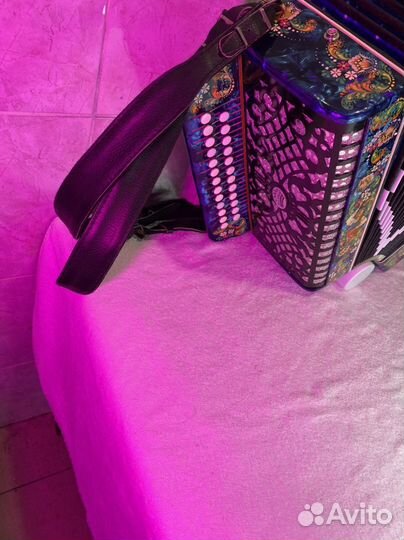 Гармонь Барыня 4-х голосая Роспись Отдушник