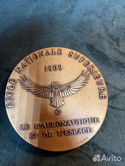 Медаль настотная бронза