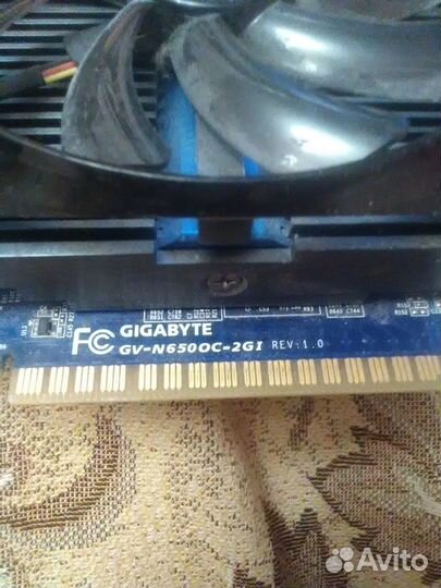 Видеокарта gigabyte GeForce GTX 650 GPU