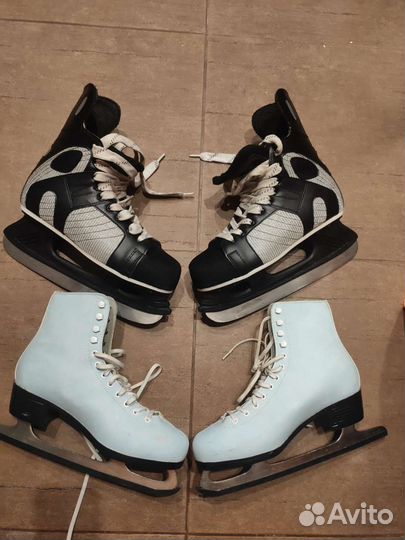 Коньки хоккейные мужские и женские