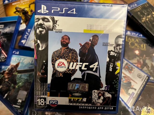 Диск UFC 4 PS4 / Новый