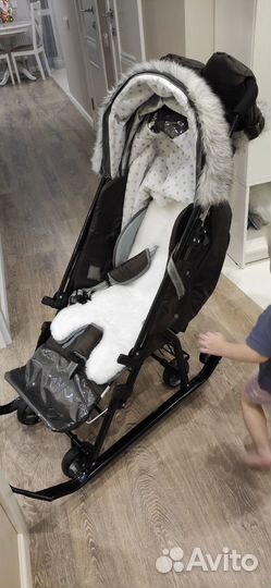 Детские санки коляска