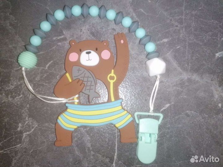 Силиконовые грызунки и держатели для соски