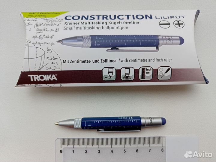 Ручка шариковая Troika Construction Liliput