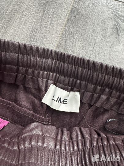 Кожаные брюки lime s