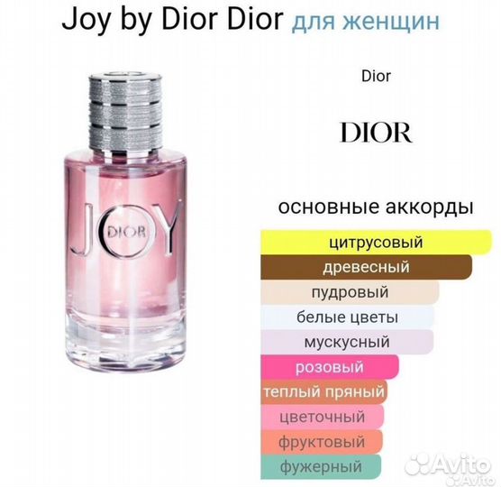 Духи женские Christian Dior Joy by Dior 90 мл