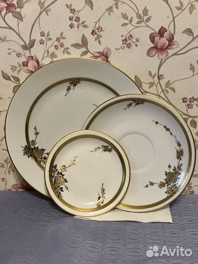 Сервиз чайный Jlmenau. Фарфор из гдр