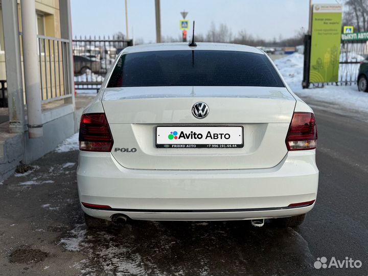 Volkswagen Polo 1.6 МТ, 2019, 102 100 км