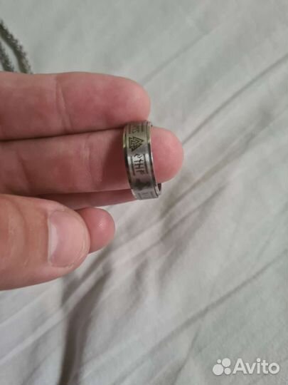 Оберег, кольцо, крестик, цепочка