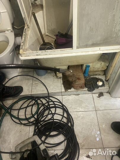 Прочистка канализации и устранение засоров