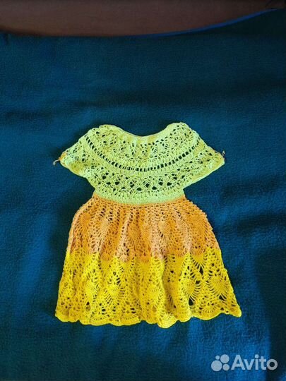 Летнее платье на 4-5лет