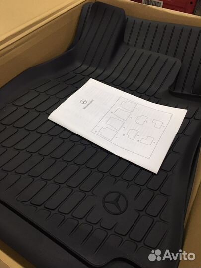 Комплект ковриков передних Mercedes W223