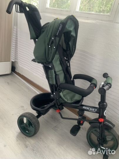 Детский велосипед с родительской ручкой