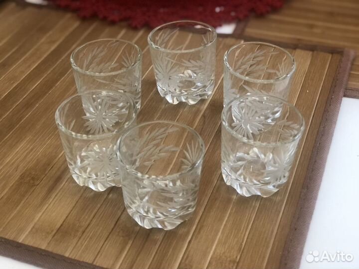 Рюмка новая хрусталь 11 шт
