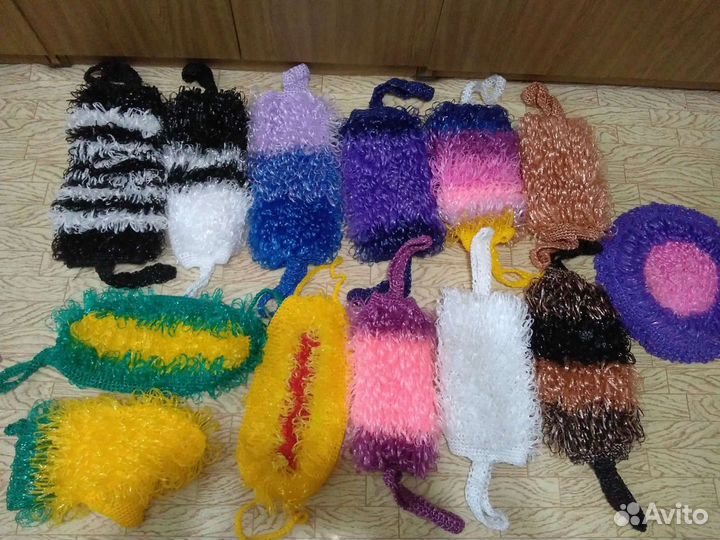 Мочалки ручной работы