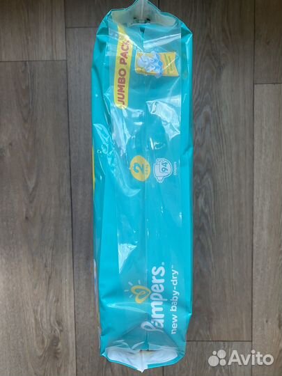 Подгузники Pampers new dry 2