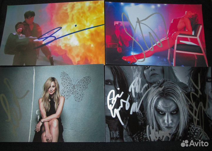 Большая коллекция автографов музыкантов