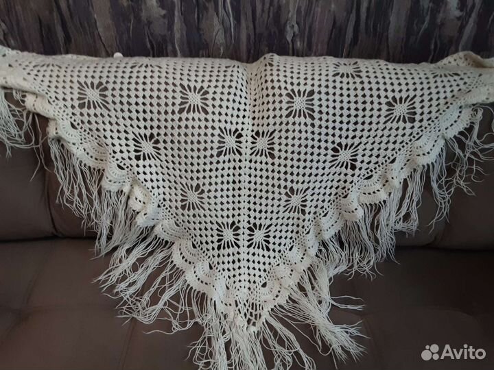 Ажурные шали крючком