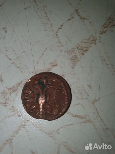 Полушка 1735г