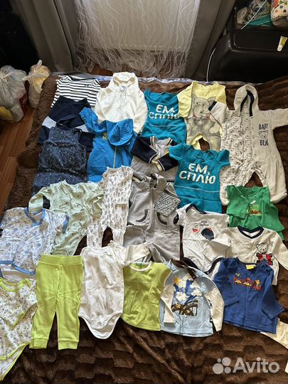 Вещи пакетом на мальчика 74