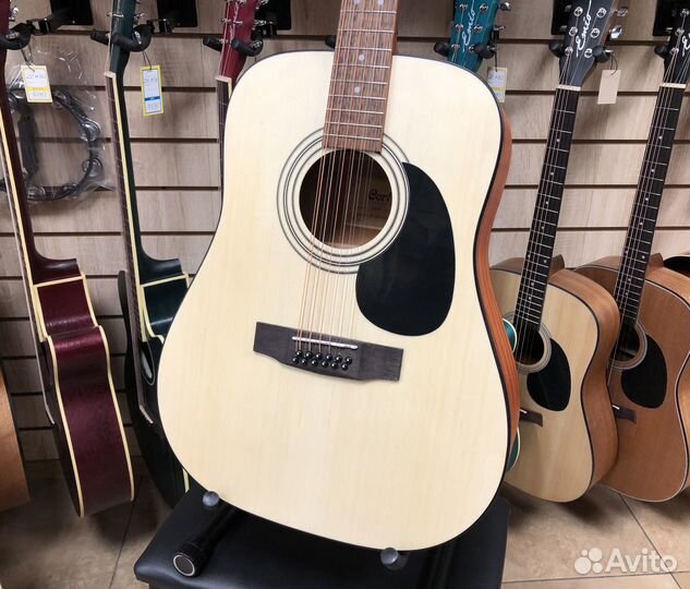 12 струнная гитара Cort AD810-12-OP +чехол