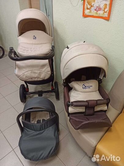 Стильная коляска Noordline Beatrice Sport 3 в 1