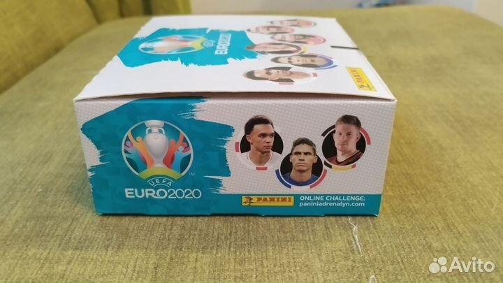 Блок карты Panini Евро Adrenalyn XL 2020 (24 пака)