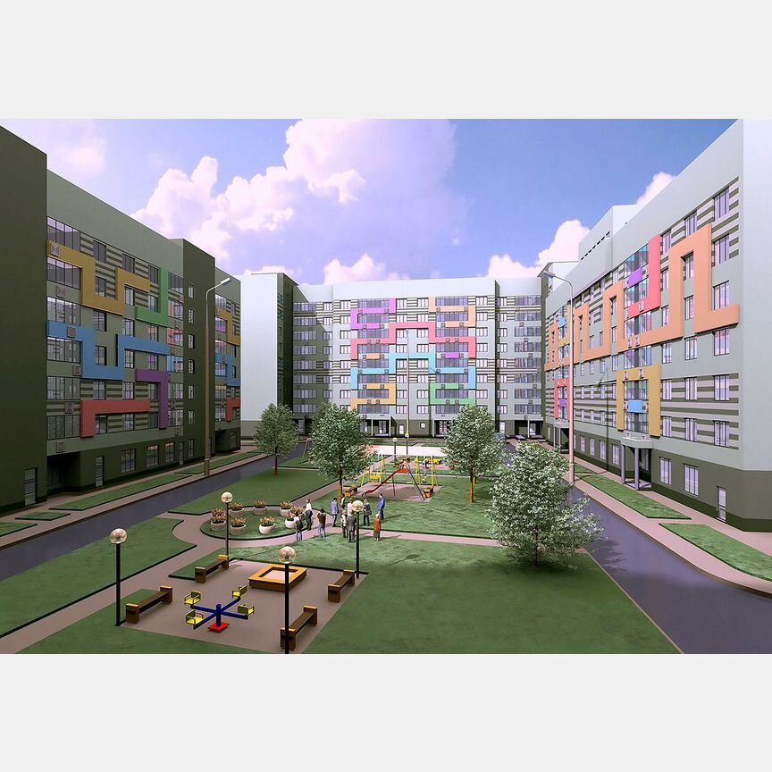 1-к. квартира, 43,7 м², 2/7 эт.