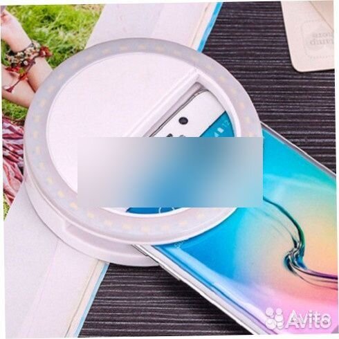 Кольцо подсветка для селфи от батареек