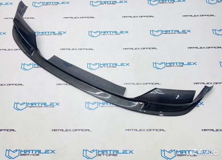 Сплиттер BMW F10, 3D стиль, карбон