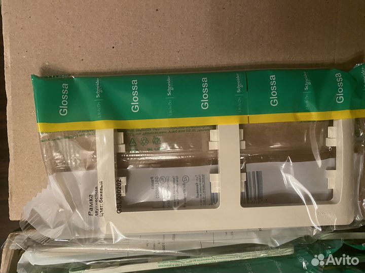 Рамка Schneider Electric Глосса 2 поста горизонтал