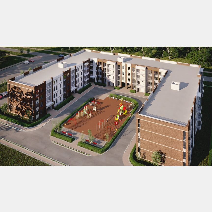 2-к. квартира, 58,7 м², 4/4 эт.
