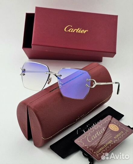 Очки имиджевые женские Cartier