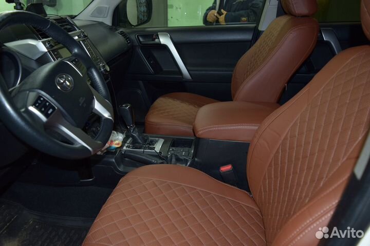 Автомобильные Чехлы Коричневые Ромб