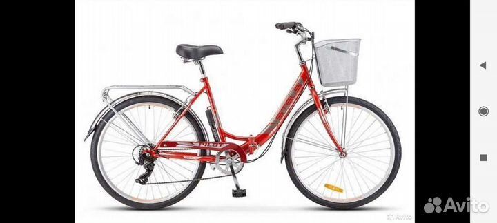 Велосипед Stels pilot 850 с корзинкой