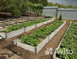 Шифер плоский для грядок