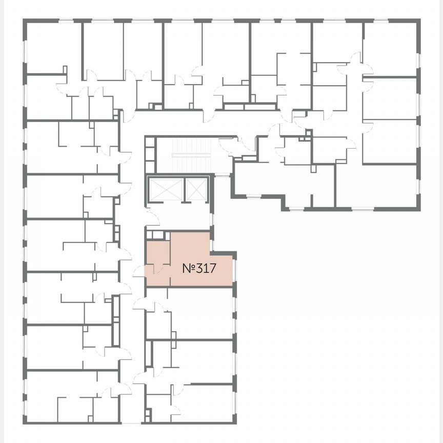 Апартаменты-студия, 23,6 м², 6/17 эт.
