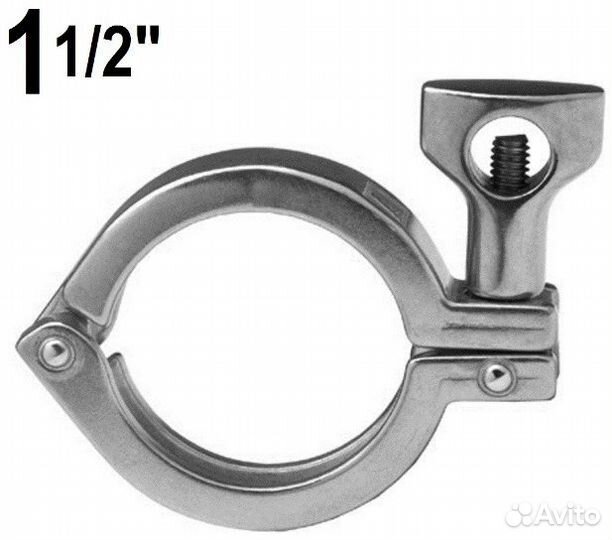 Хомут для кламп-соединения 1.5 дюйма