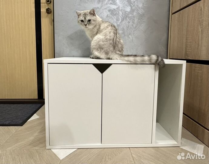 Тумба домик под лоток, закрытый лоток