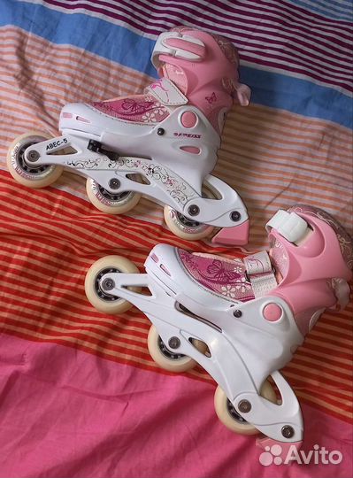 Роликовые коньки детские раздвижные