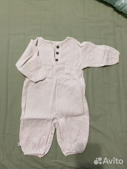 Комбинезон летний муслиновый 74