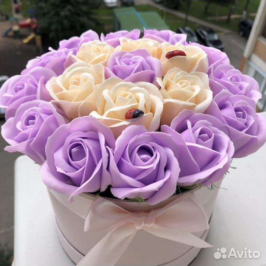Мыльные розы букеты