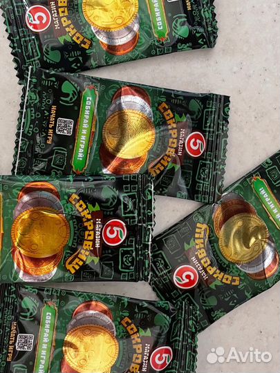 Магазин сокровищ монеты из пятерочки 30 штук