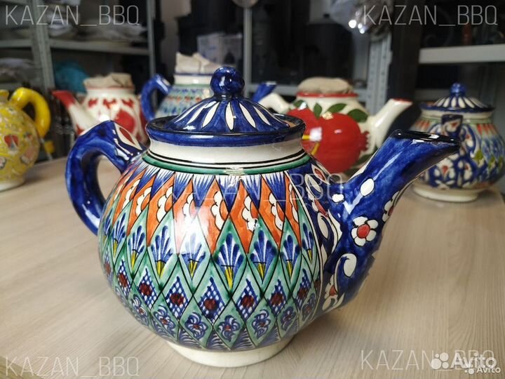 Чайник заварочный. Риштанская керамика